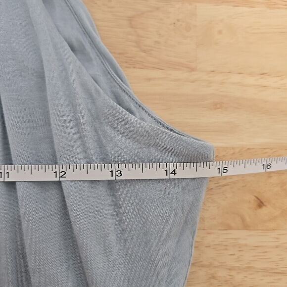 Moulinette Soeurs Rayon Blend‎ Blue Halter Fit And Flare Dress Womens Size XS - Picture 5 of 11